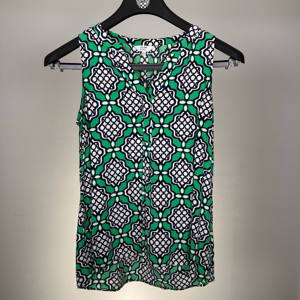 Small Crown & Ivy Sleeveless Raglan Top